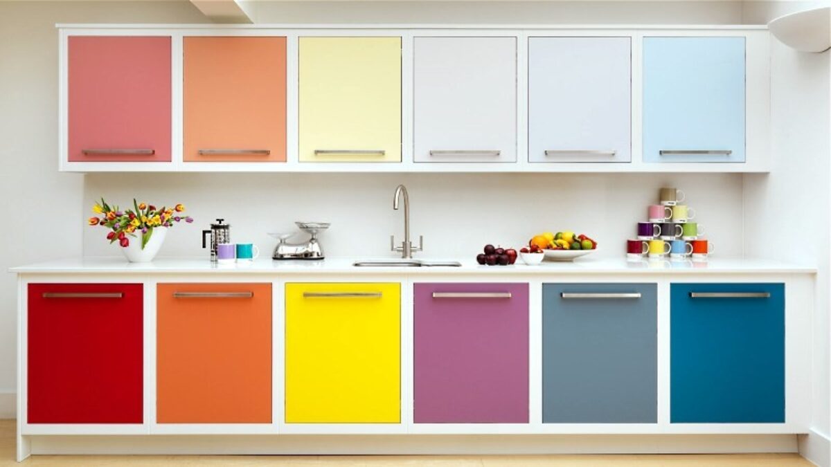 Какой выбрать цвет для кухонного фасада